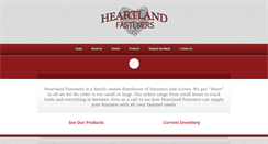 Desktop Screenshot of heartland-fasteners.com