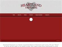 Tablet Screenshot of heartland-fasteners.com